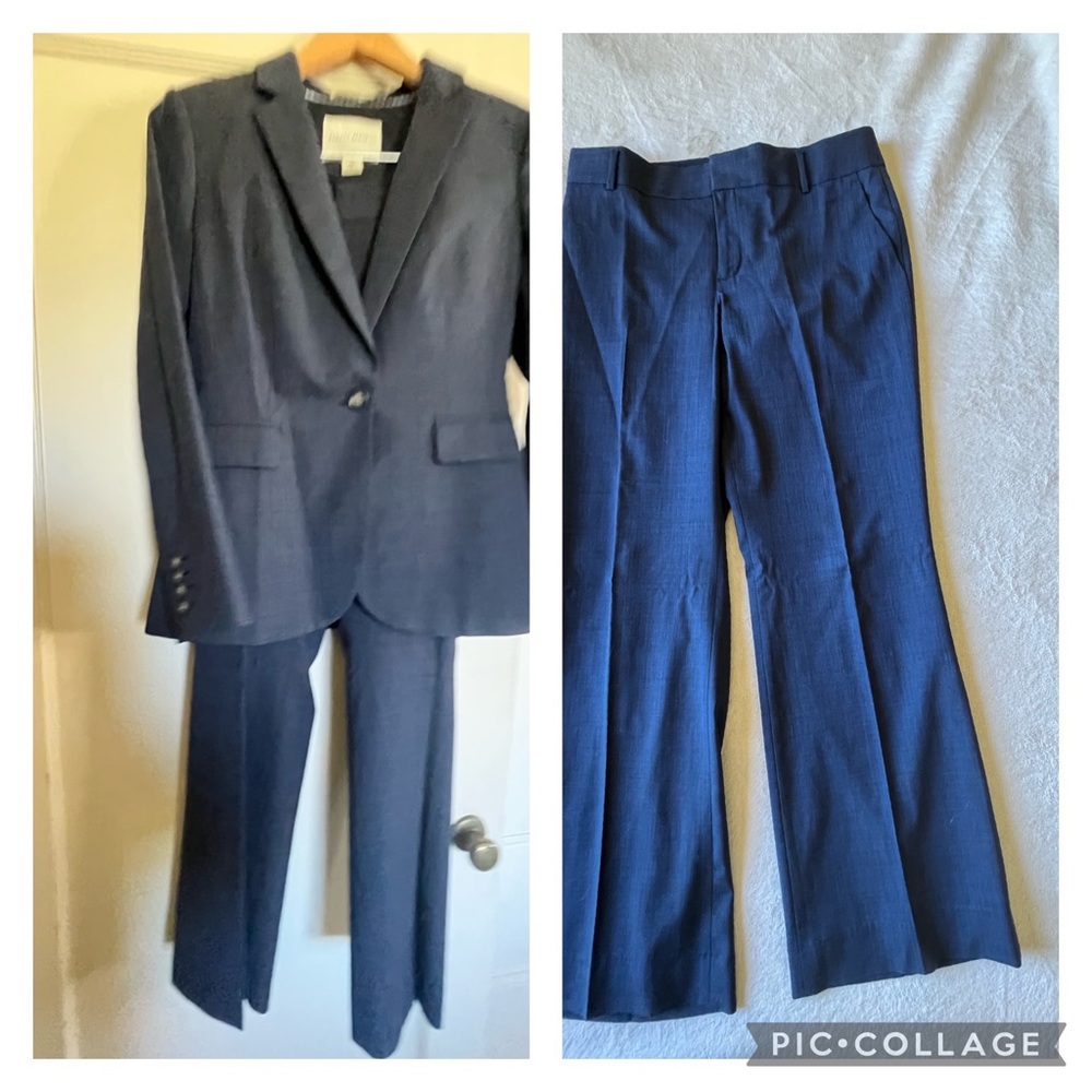Banana Republic 2-piece Blue Women’s Pantsuit, size 12P. Excellent condition